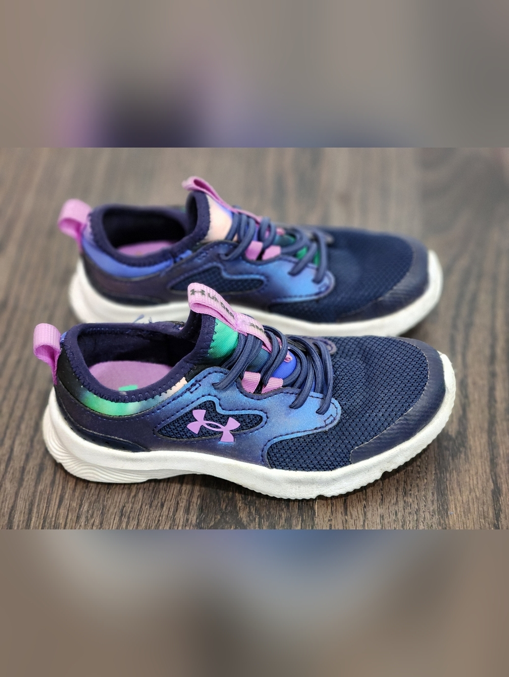 Under Armour Blue and Purple Sneakers